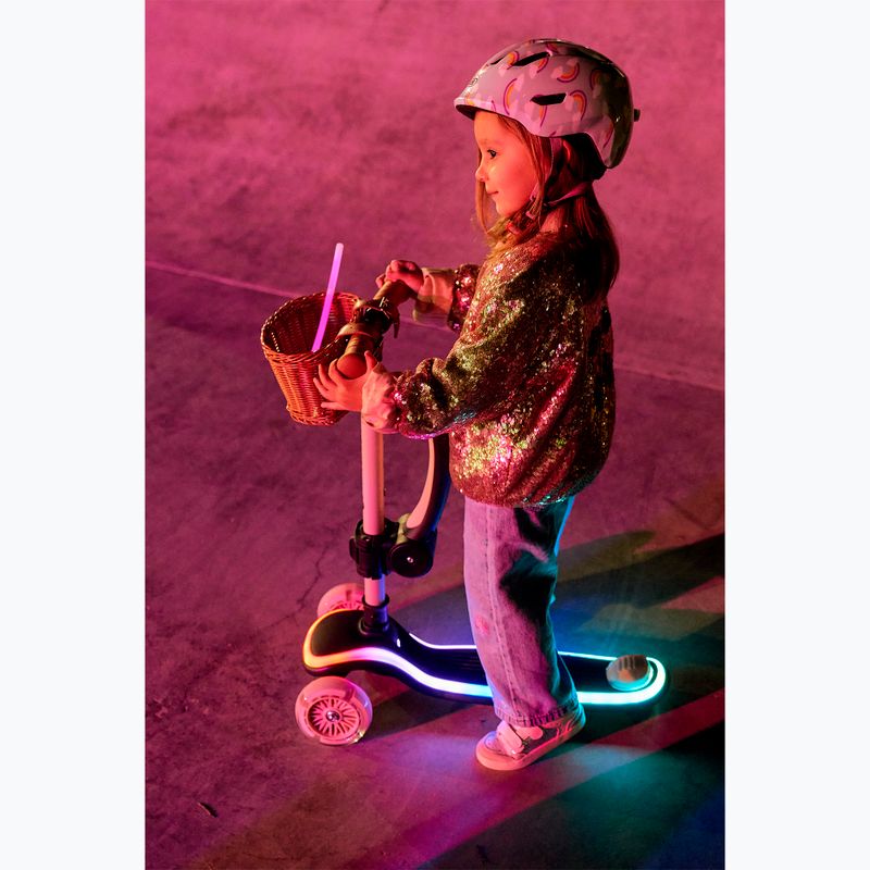 Vaikiškas triračis paspirtukas Kinderkraft Raket Up pink 14