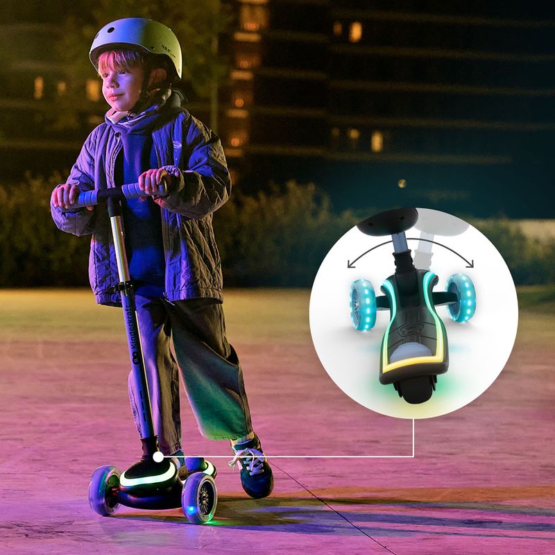 Vaikiškas triratis paspirtukas Kinderkraft Raket Up blue 13