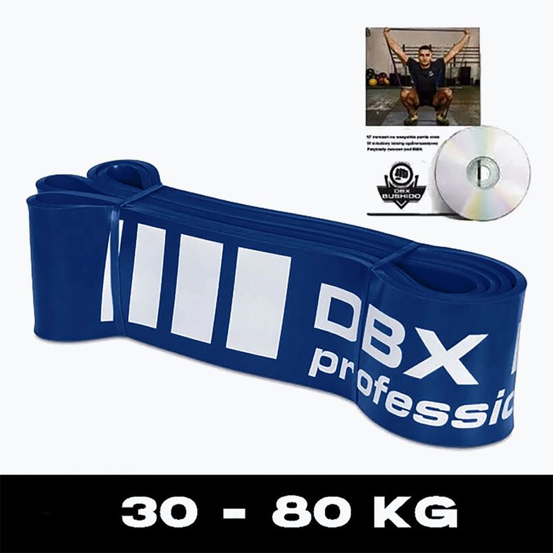 Pratimų guma DBX BUSHIDO Power Band 64 mėlyna 5