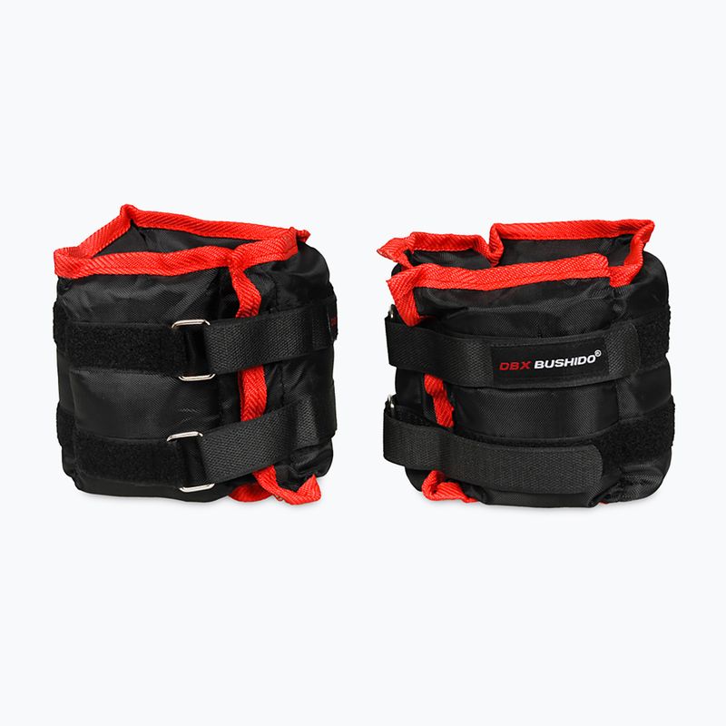 DBX BUSHIDO 2x3kg juodos spalvos OB3 svorių rinkinys čiurnai ir riešui