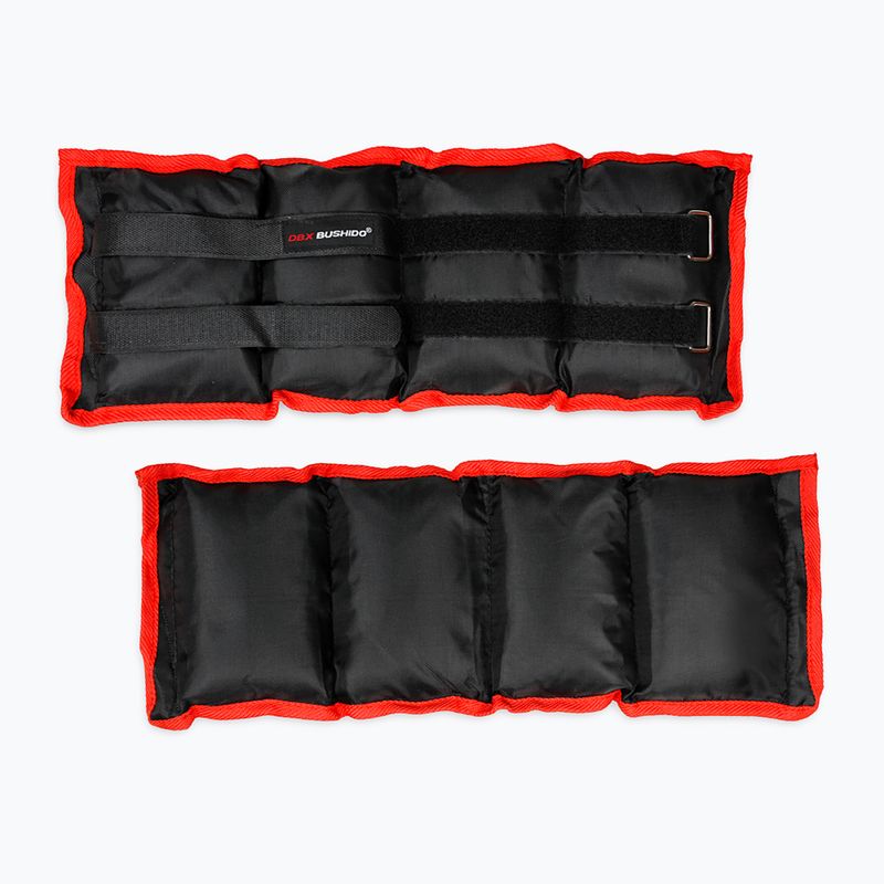 DBX BUSHIDO 2x3kg juodos spalvos OB3 svorių rinkinys čiurnai ir riešui 2