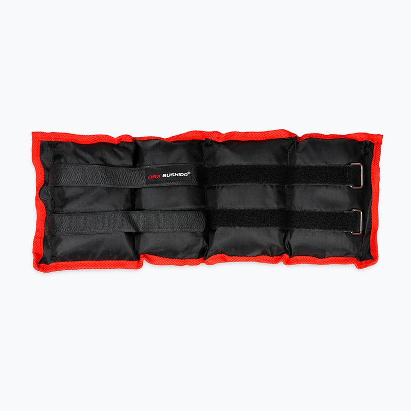 DBX BUSHIDO 2x3kg juodos spalvos OB3 svorių rinkinys čiurnai ir riešui 3