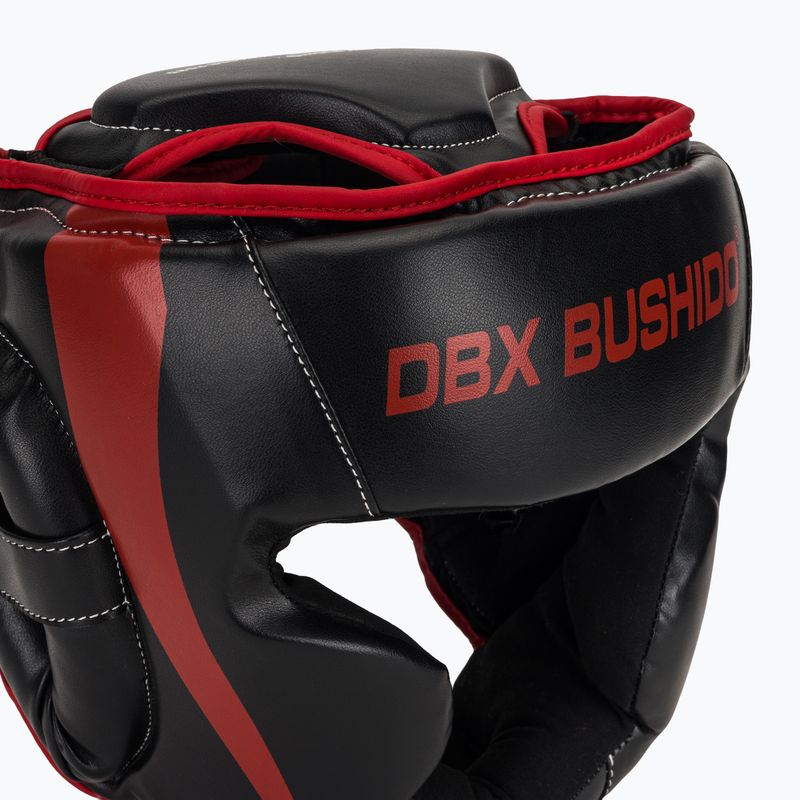 Bokso šalmas DBX BUSHIDO ARH-2190R juodas/raudonas 4