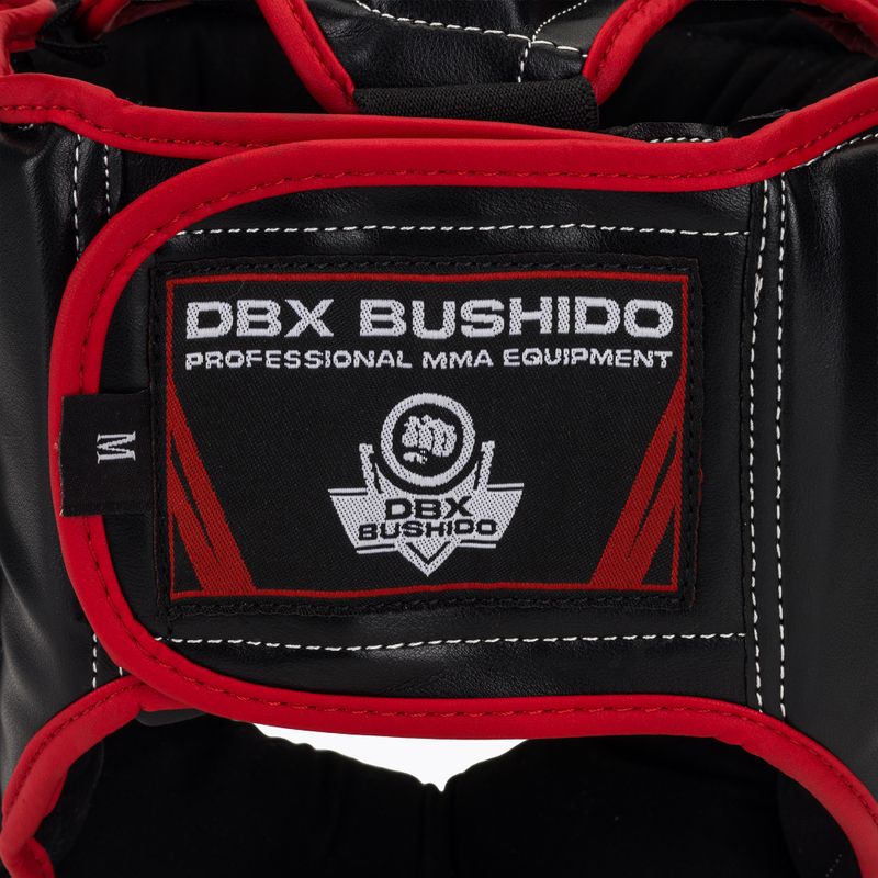 Bokso šalmas DBX BUSHIDO ARH-2190R juodas/raudonas 5