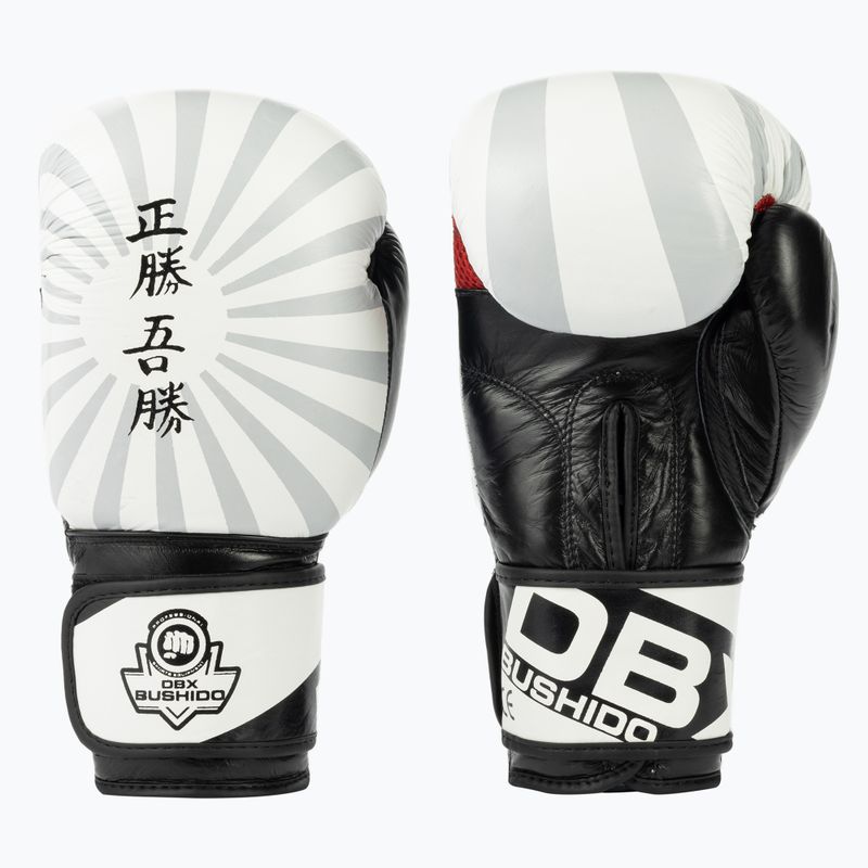 DBX BUSHIDO "Japan" sparingo bokso pirštinės baltos B-2v8