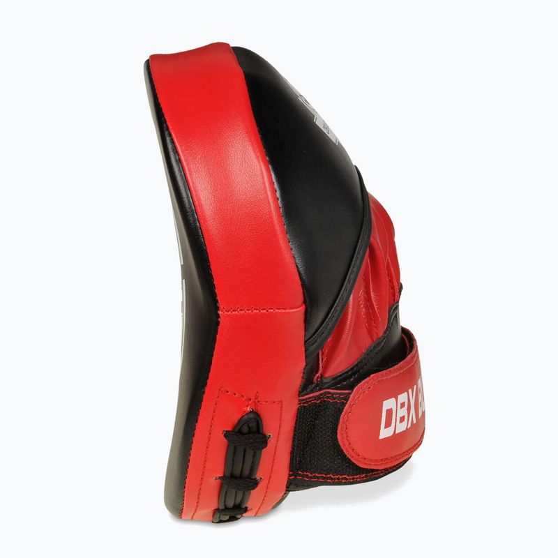 Treniruotės letenos treneriui DBX Bushido Mini 2 pcs black/red/white 5
