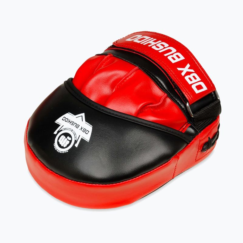 Treniruotės letenos treneriui DBX Bushido Mini 2 pcs black/red/white 6