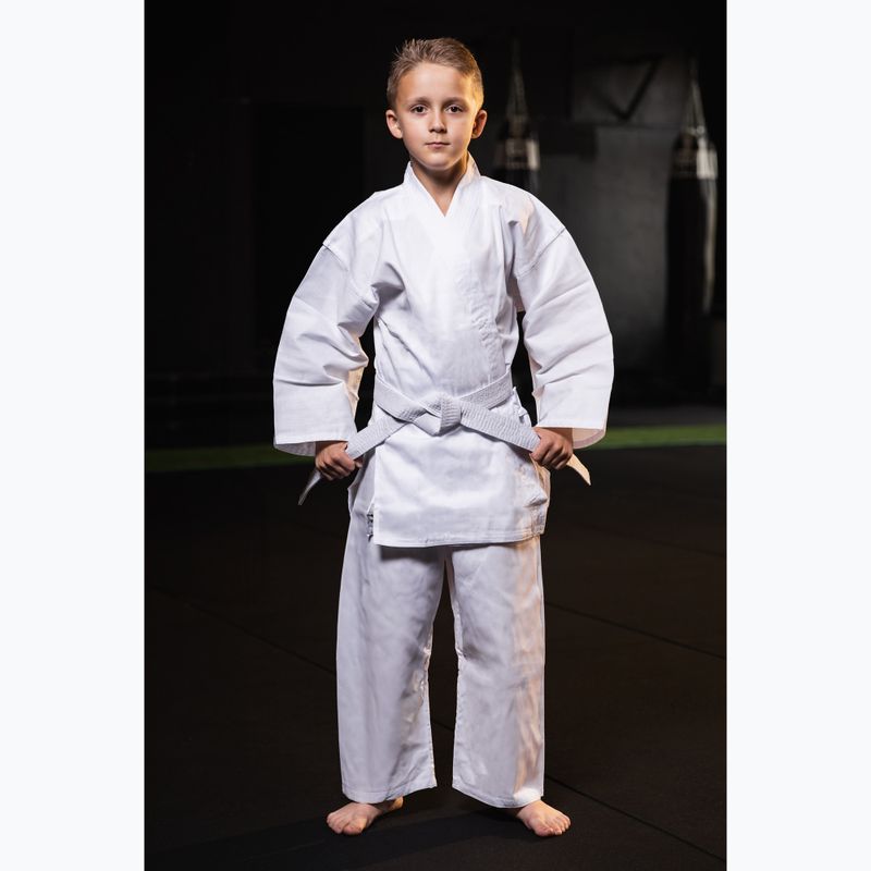 DBX BUSHIDO ARK-3102 vaikiški karategi su diržu balti 9