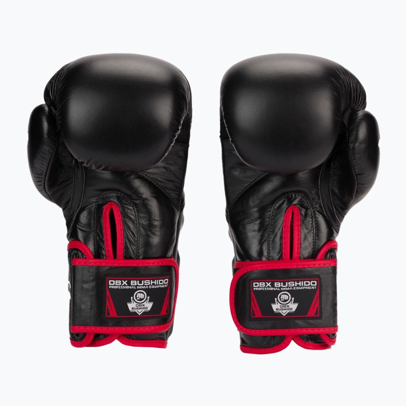 Bokso pirštinės DBX BUSHIDO z systemem Wrist Protect juodos Bb2 2