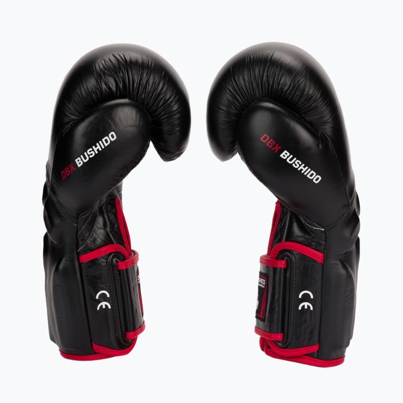 Bokso pirštinės DBX BUSHIDO z systemem Wrist Protect juodos Bb2 4