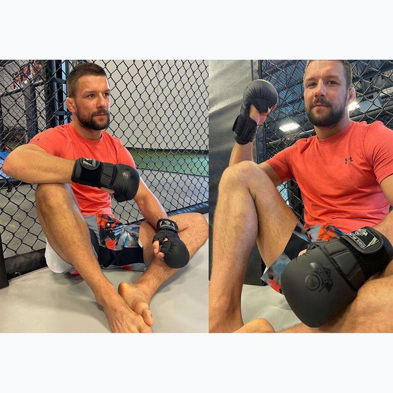 Graplingo pirštinės DBX BUSHIDO Master MMA juodos 14