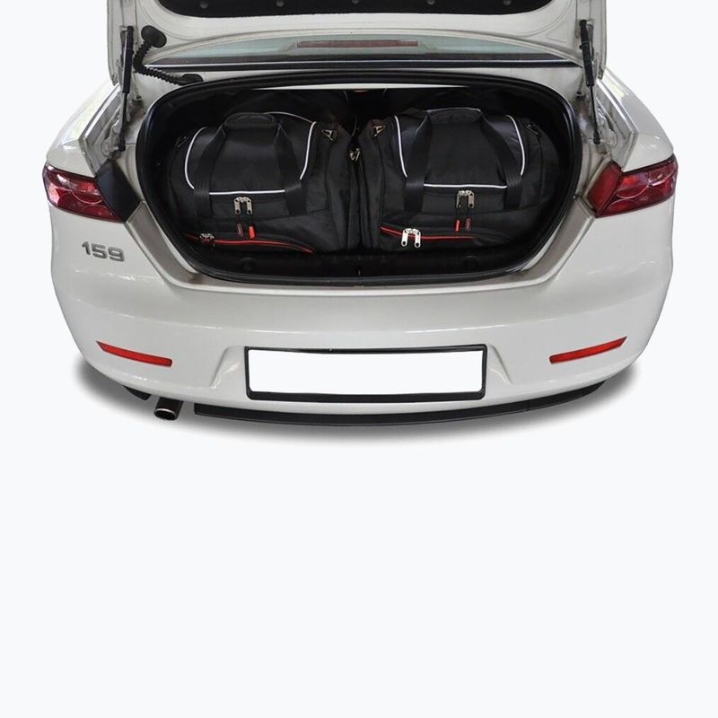 Bagažinės krepšių komplektas KJUST Alfa Romeo 159 Limousine 2005-2011 4 vnt. juodas 16