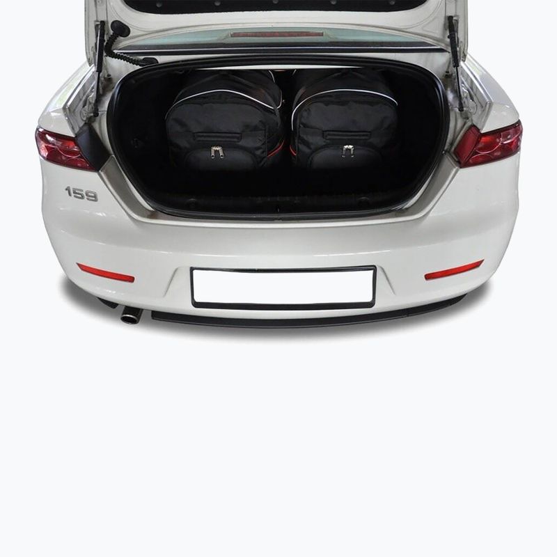 Bagažinės krepšių komplektas KJUST Alfa Romeo 159 Limousine 2005-2011 4 vnt. juodas 17