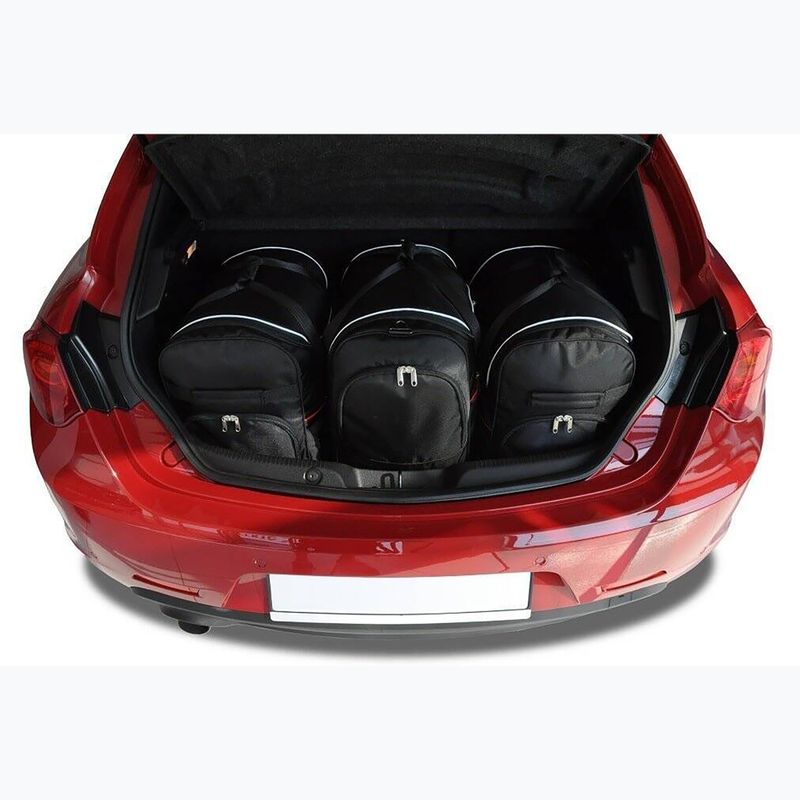 Bagažinės krepšių komplektas KJUST Alfa Romeo Giulietta Nuova 2010-2020 3 vnt. Juodas 14