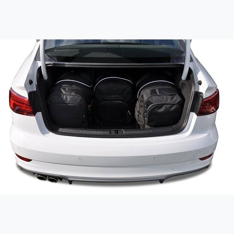 Bagažinės krepšių komplektas Audi A3 Limousine 2013-2020 4 vnt black 18