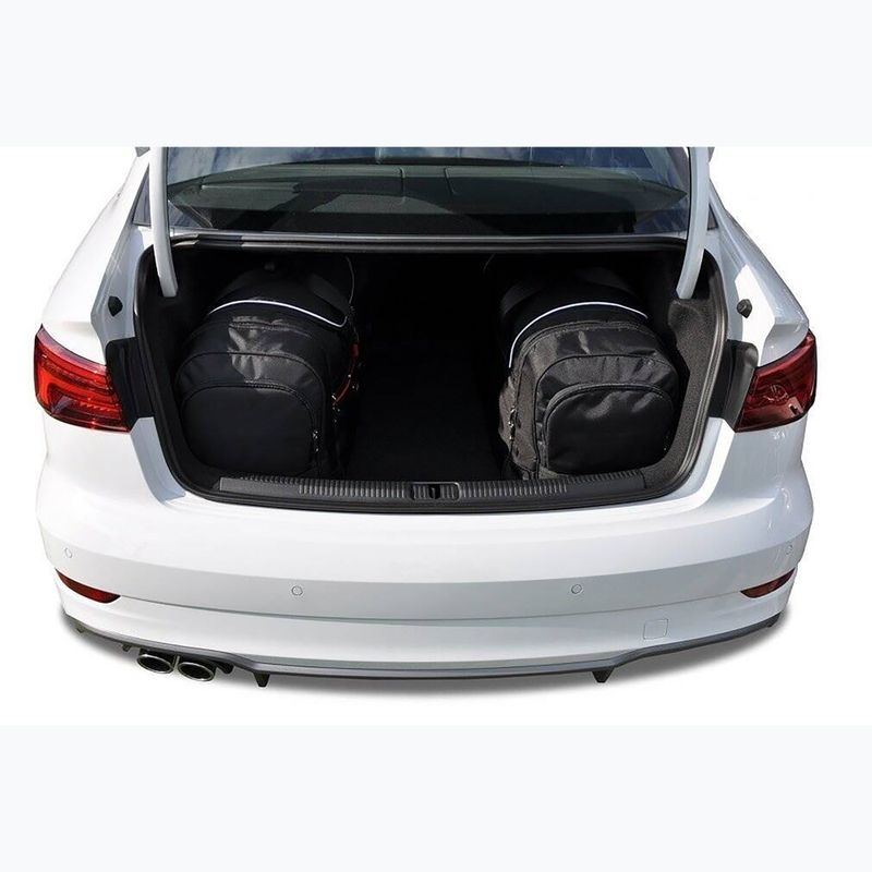 Bagažinės krepšių komplektas Audi A3 Limousine 2013-2020 4 vnt black 19