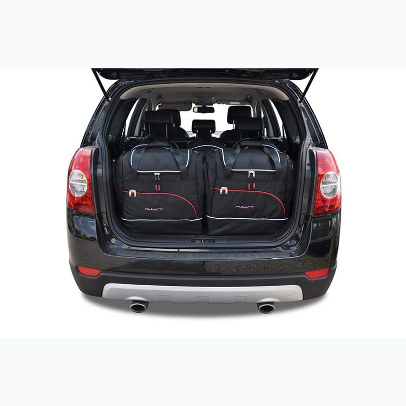 Bagažinės krepšių komplektas KJUST Chevrolet Captiva 2006-2010 5 vnt black 14