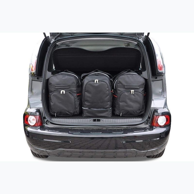 Bagažinės krepšių komplektas KJUST Citroen C3 Picasso 2008-2017 3 vnt black 13