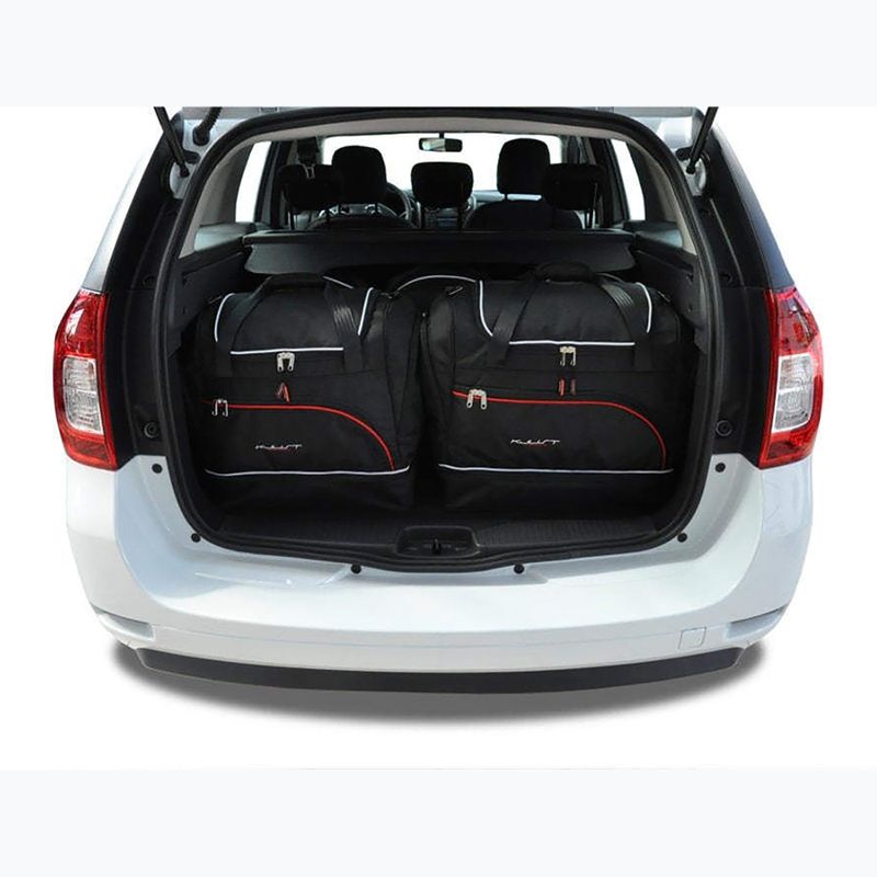 Bagažinės krepšių komplektas KJUST Dacia Logan MCV 2013-2020 5 vnt black 16