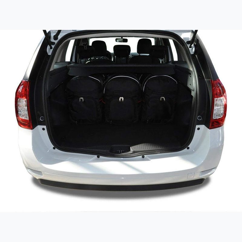 Bagažinės krepšių komplektas KJUST Dacia Logan MCV 2013-2020 5 vnt black 17