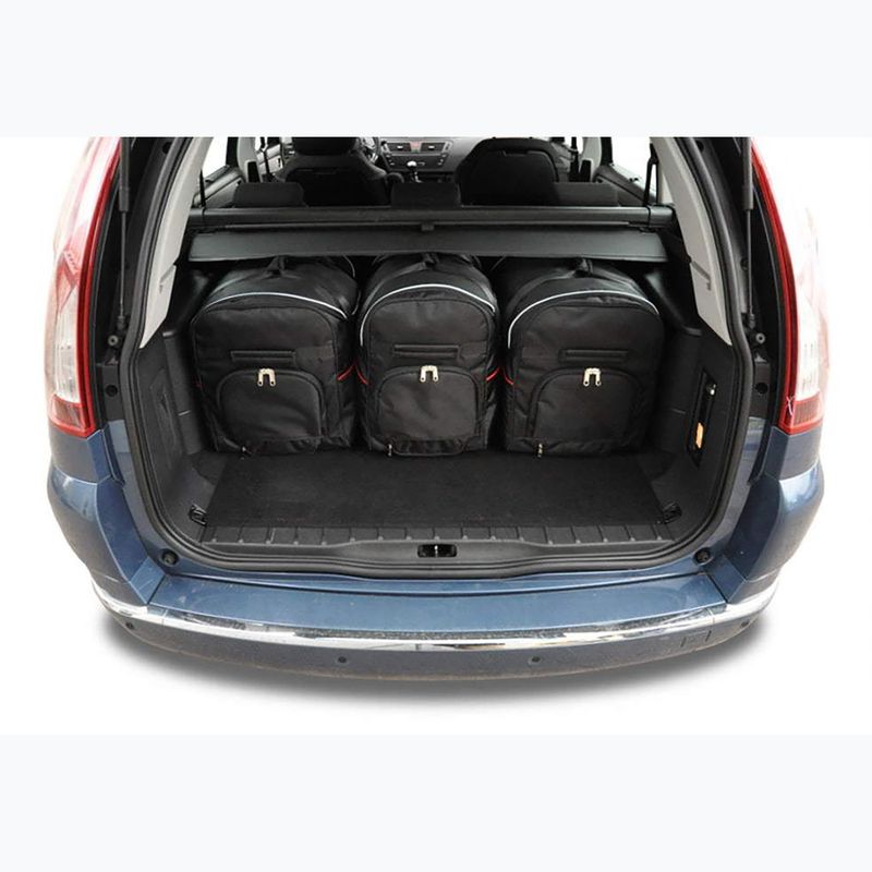 Bagažinės krepšių komplektas KJUST Citroen C4 Grand Picasso 2006-2013 5 vnt black 17