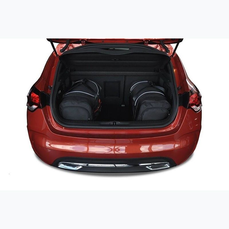 Bagažinės krepšių komplektas KJUST Citroen DS4 2011-2015 4 vnt black 16