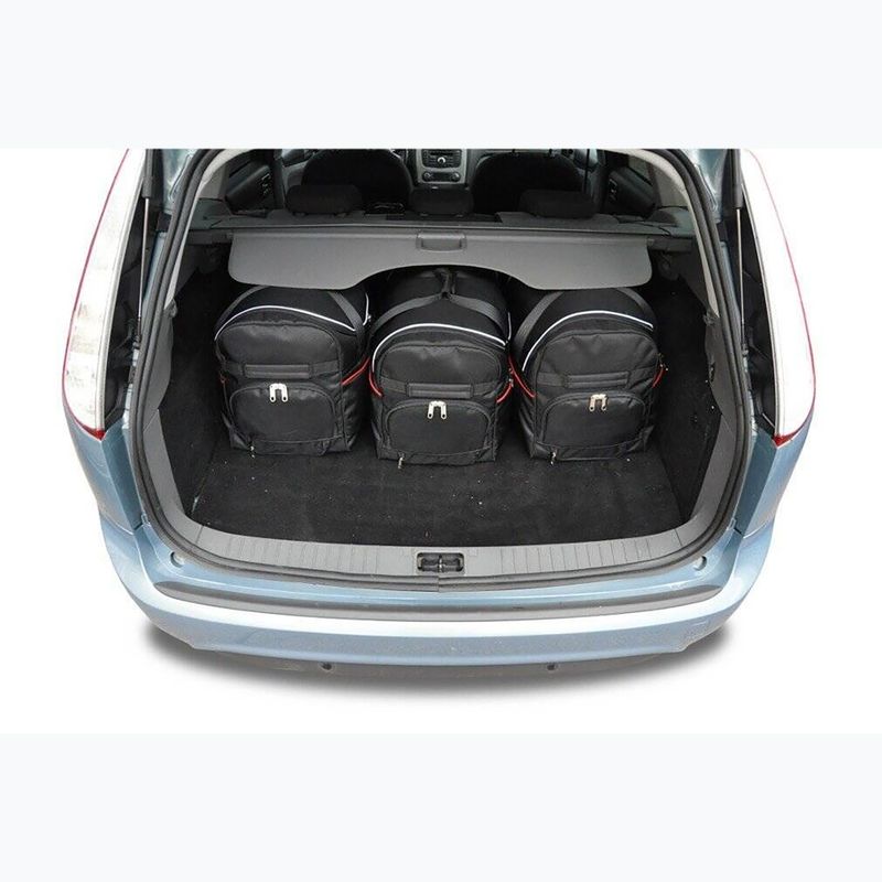 Bagažinės krepšių komplektas KJUST Ford Focus Kombi 2004-2011 5 vnt black 12