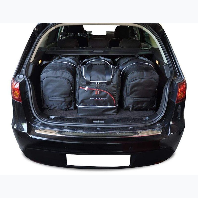 Bagažinės krepšių komplektas KJUST Fiat Croma 2005-2010 4 vnt black 15