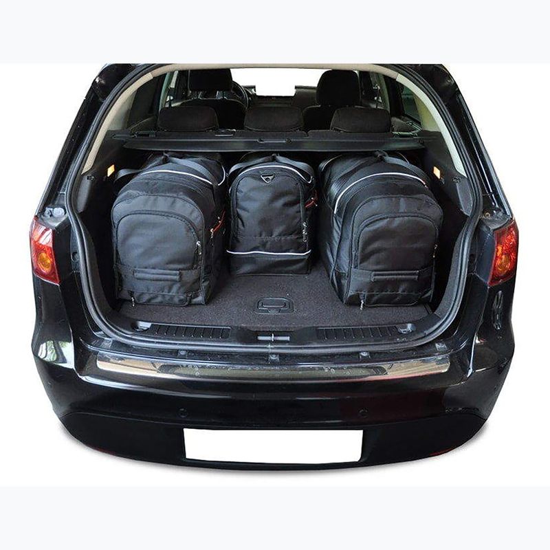 Bagažinės krepšių komplektas KJUST Fiat Croma 2005-2010 4 vnt black 16