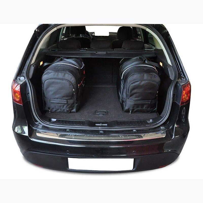 Bagažinės krepšių komplektas KJUST Fiat Croma 2005-2010 4 vnt black 17