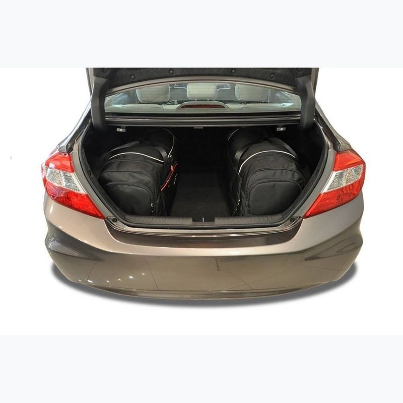 Bagažinės krepšių komplektas KJUST Honda Civic Limousine 2012-2017 4 vnt black 14