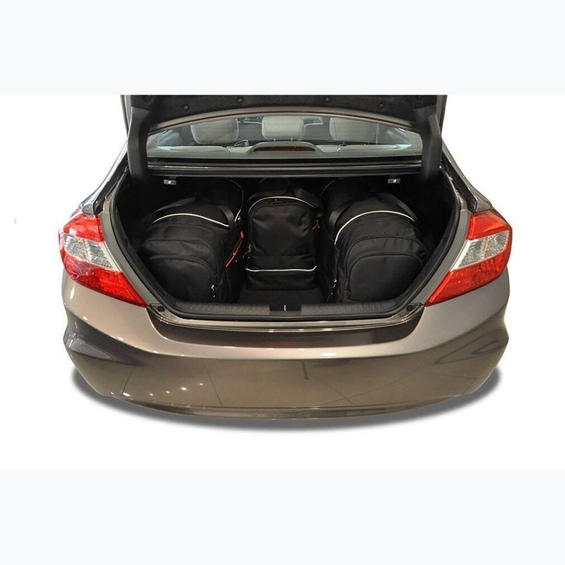 Bagažinės krepšių komplektas KJUST Honda Civic Limousine 2012-2017 4 vnt black 15