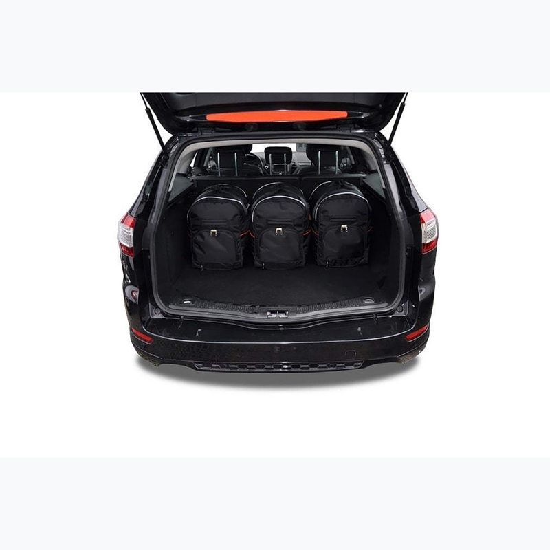 Bagažinės krepšių komplektas KJUST Ford Mondeo Kombi 2007-2014 5 vnt black 12