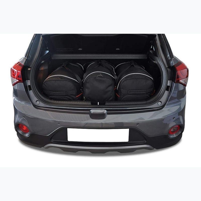 Bagažinės krepšių komplektas KJUST Hyundai I20 2014-2020 3 vnt black 10