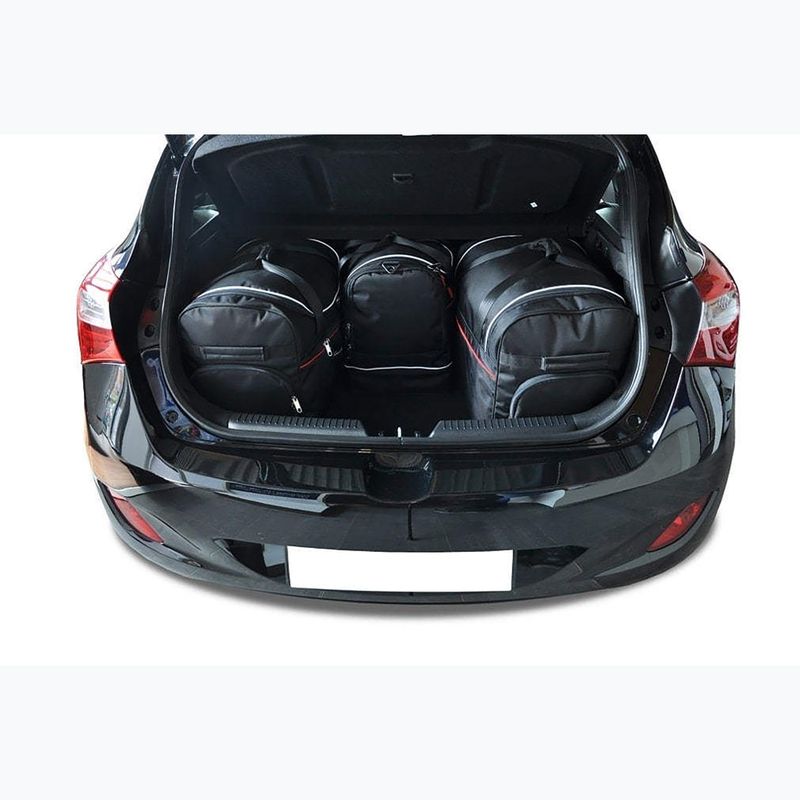 Bagažinės krepšių komplektas KJUST Hyundai I30 Hatchback 2012-2016 4 vnt black 12
