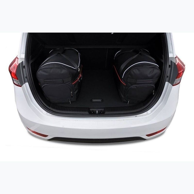 Bagažinės krepšių komplektas KJUST Hyundai IX20 2010-2020 3 vnt black 14