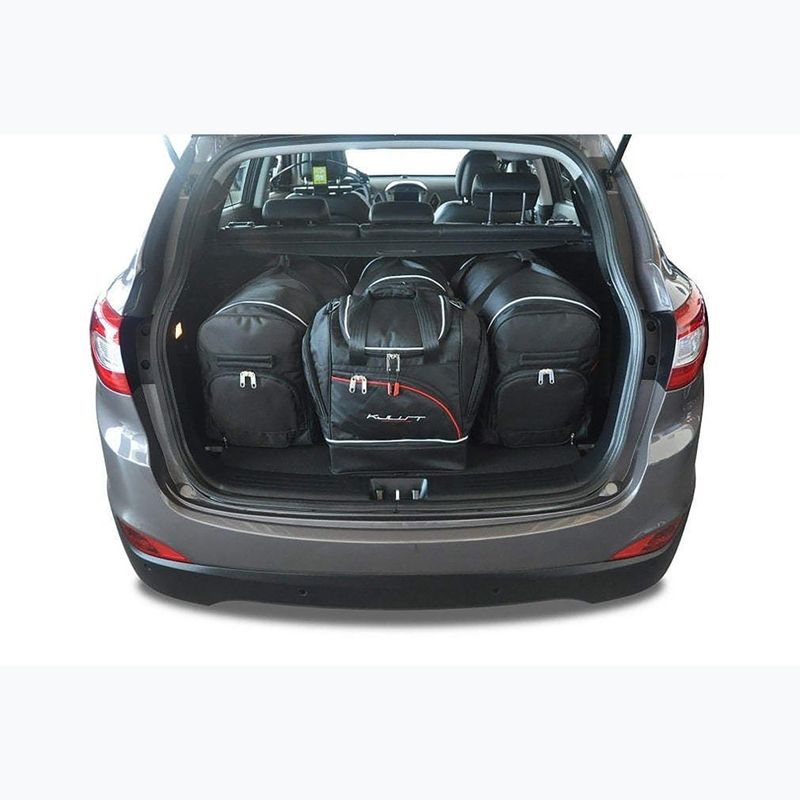 Bagažinės krepšių komplektas KJUST Hyundai IX35 2010-2013 4 vnt black 15