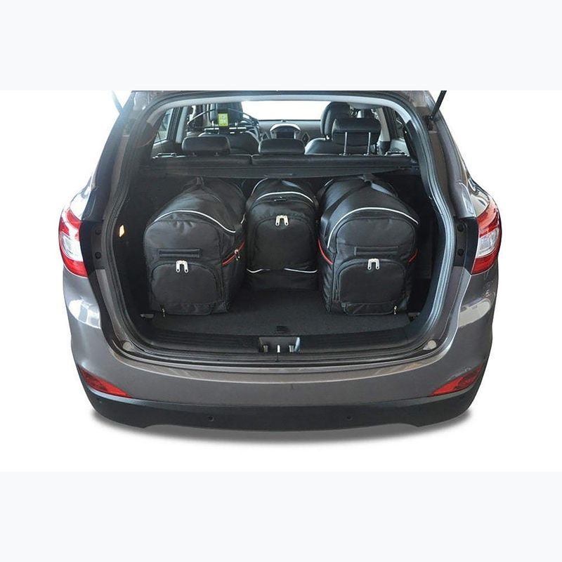 Bagažinės krepšių komplektas KJUST Hyundai IX35 2010-2013 4 vnt black 16