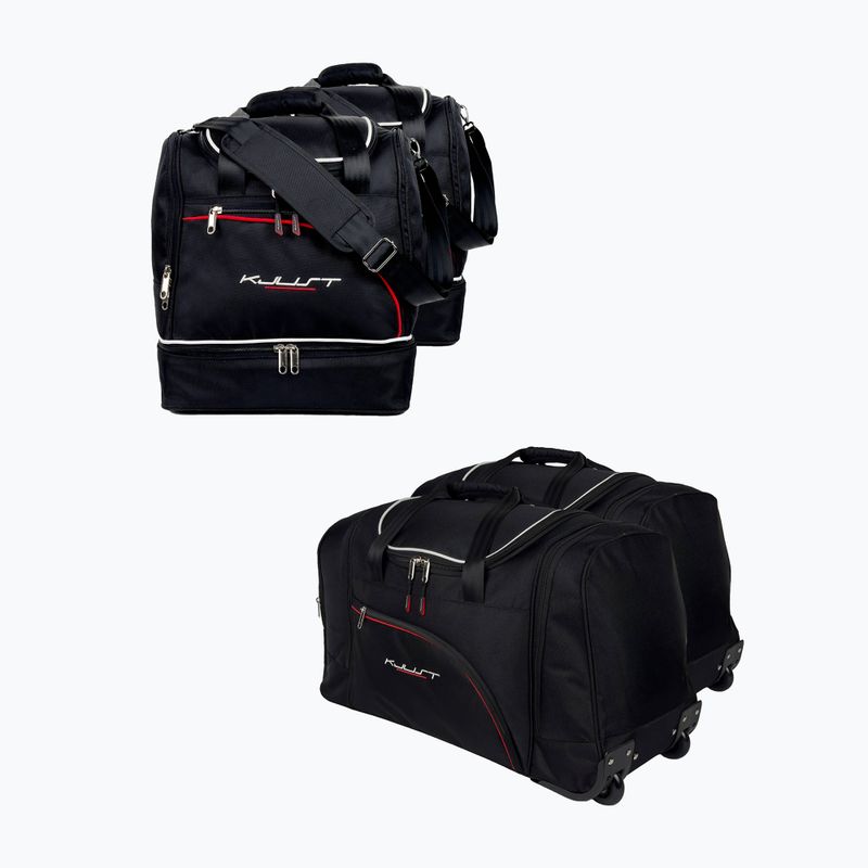 Bagažinės krepšių komplektas KJUST Jeep Wrangler 2007-2018 4 vnt black