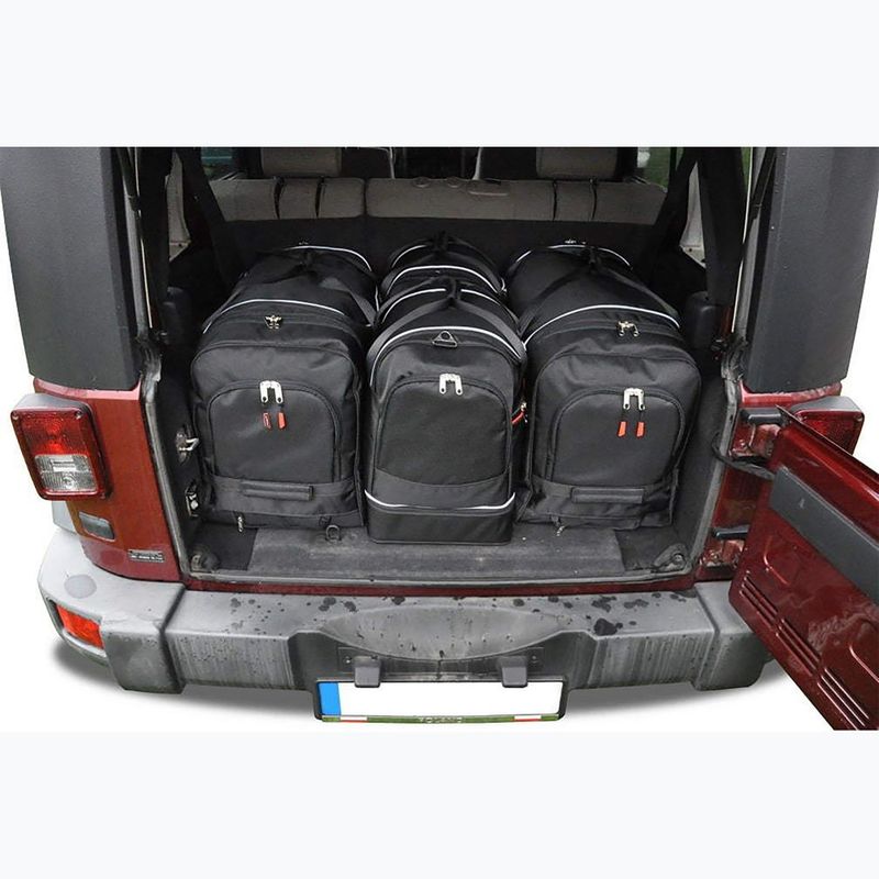 Bagažinės krepšių komplektas KJUST Jeep Wrangler 2007-2018 4 vnt black 14