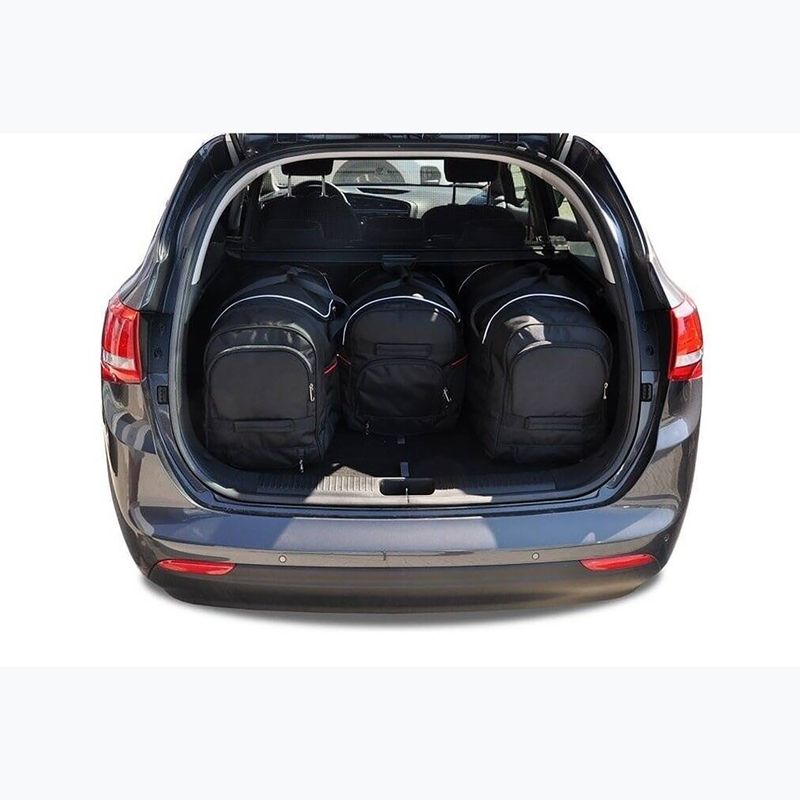 Kjust bagažinės krepšio rinkinys Kia Cee'D Kombi 2012-2018 4 szt black 17