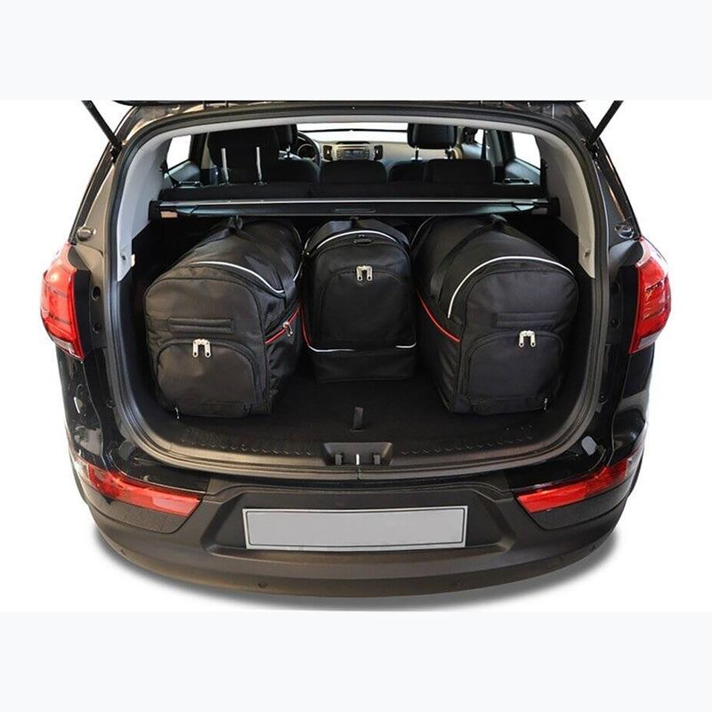 Bagažinės krepšių komplektas KJUST Kia Sportage 2010-2016 4 vnt black 16