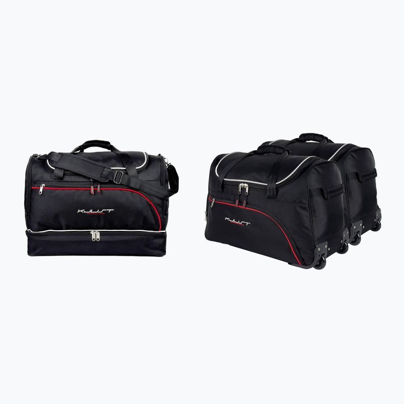 Bagažinės krepšių komplektas KJUST Kia Venga 2009-2019 3 vnt black