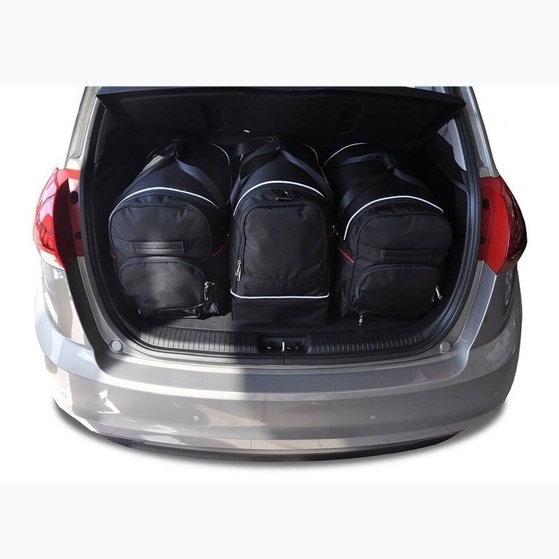 Bagažinės krepšių komplektas KJUST Kia Venga 2009-2019 3 vnt black 13