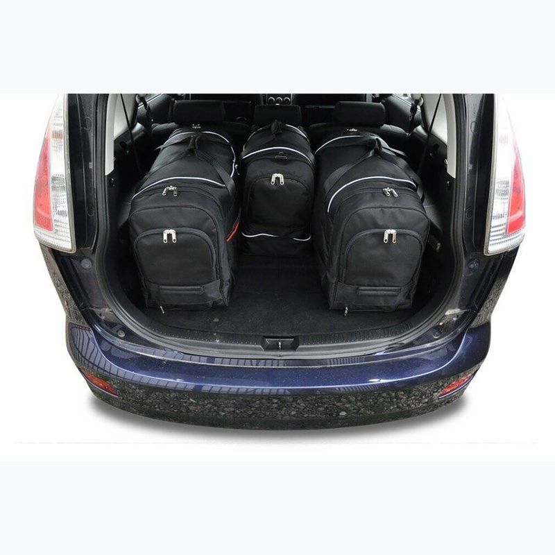 Bagažinės krepšių komplektas KJUST Mazda 5 Minivan 2005-2010 4 vnt. Juodas 11