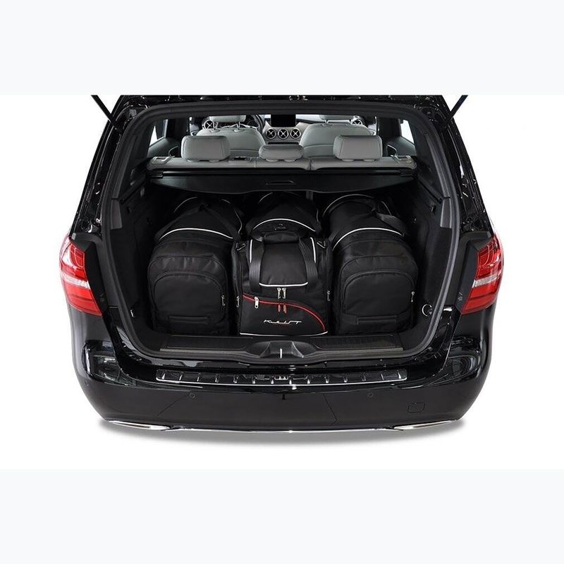 Bagažinės krepšių komplektas KJUST Mercedes-Benz B 2011-2018 4 vnt. Juodas 13