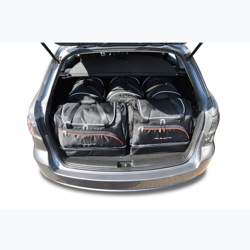 Bagažinės krepšių komplektas KJUST Mazda 6 Kombi 2002-2008 5 vnt. Juodas 11