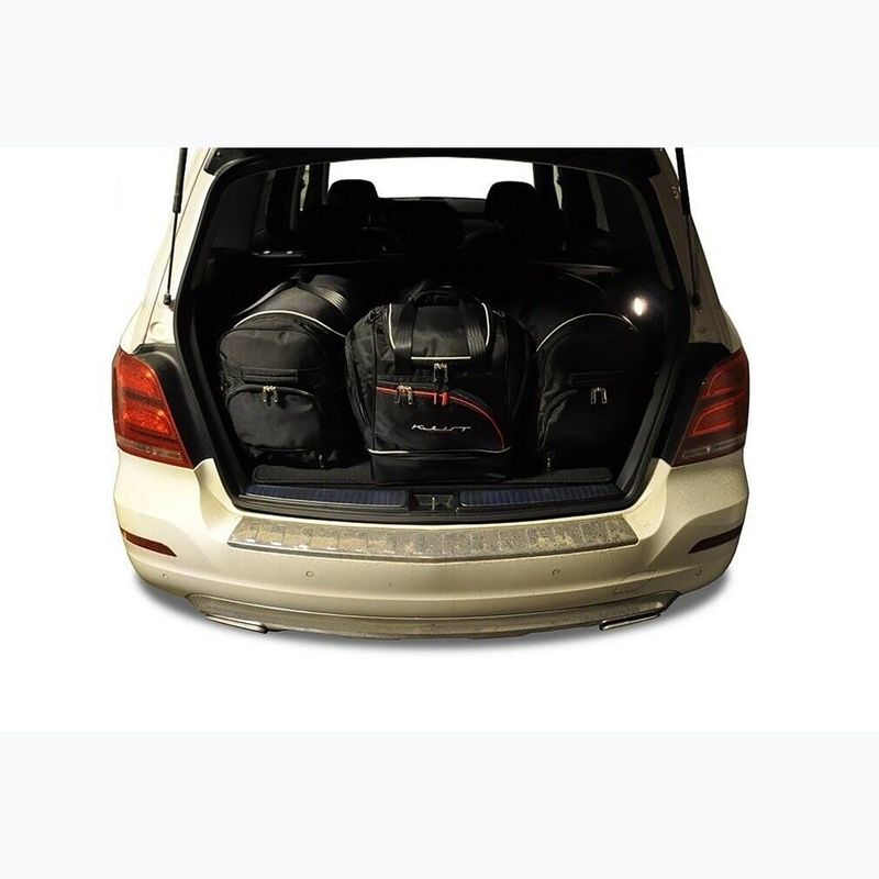 Bagažinės krepšių komplektas KJUST Mercedes-Benz GLK 2008-2015 4 vnt. juodas 11
