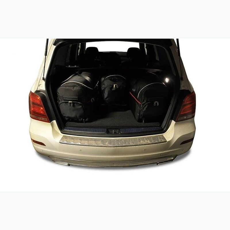 Bagažinės krepšių komplektas KJUST Mercedes-Benz GLK 2008-2015 4 vnt. juodas 12
