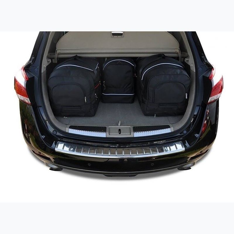 Bagažinės krepšių komplektas KJUST Nissan Murano 2008-2015 4 vnt. juodas 12
